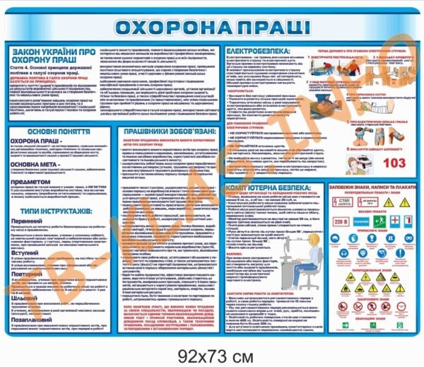 Стенд “Охорона праці”
