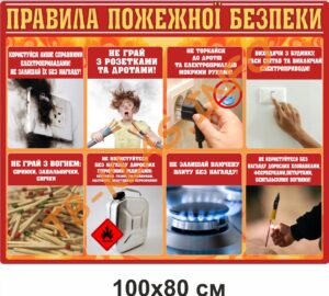 Стенд “Правила пожежної безпеки”