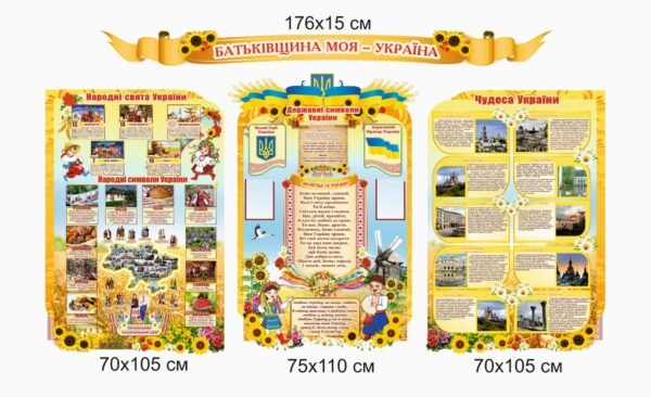 Комплект стендів “Батьківщина моя – Україна”