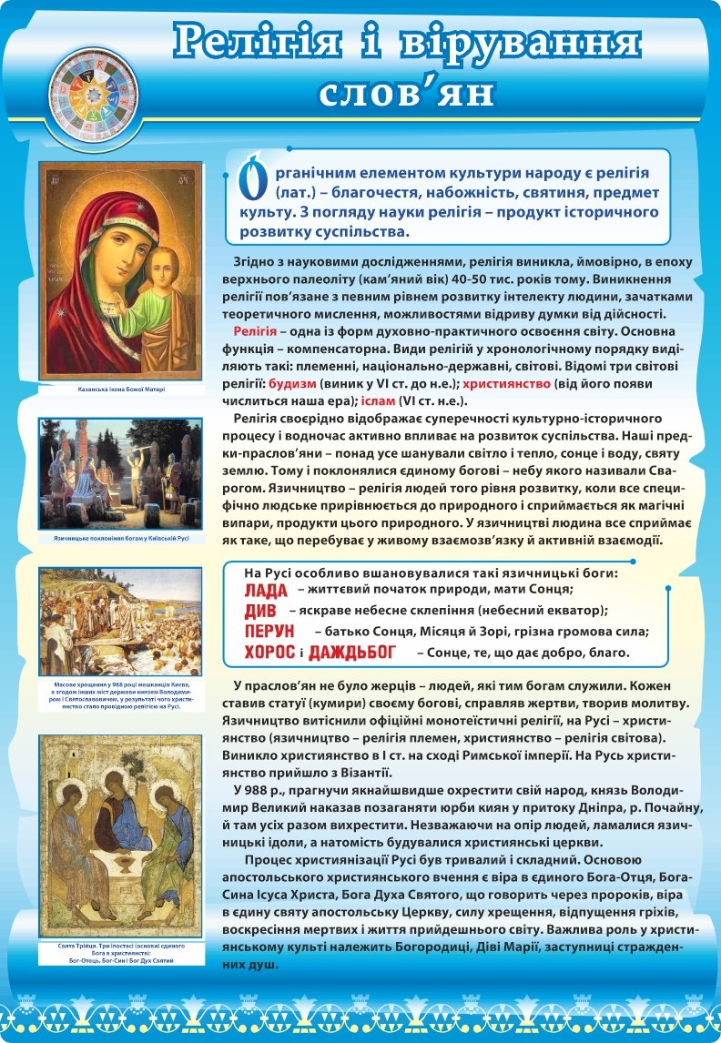 Комплект стендів з історії України