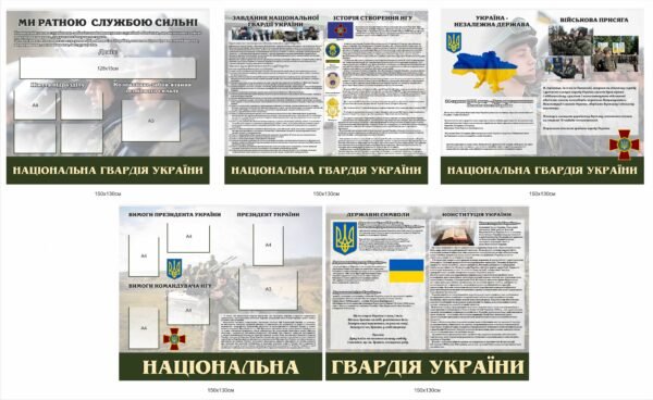 Комплект стендів “Національна гвардія України”