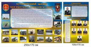 Стенд “Історичний шлях зенітного ракетного полку”