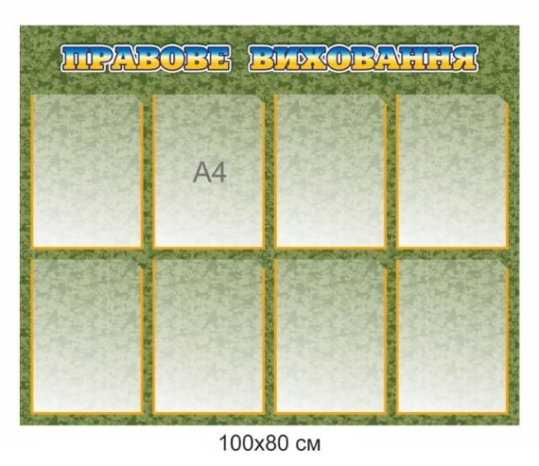Військовий стенд “Правове виховання”