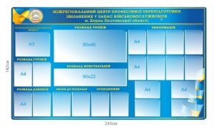 Стенд “Міжрегіональний центр професійної перепідготовки…”