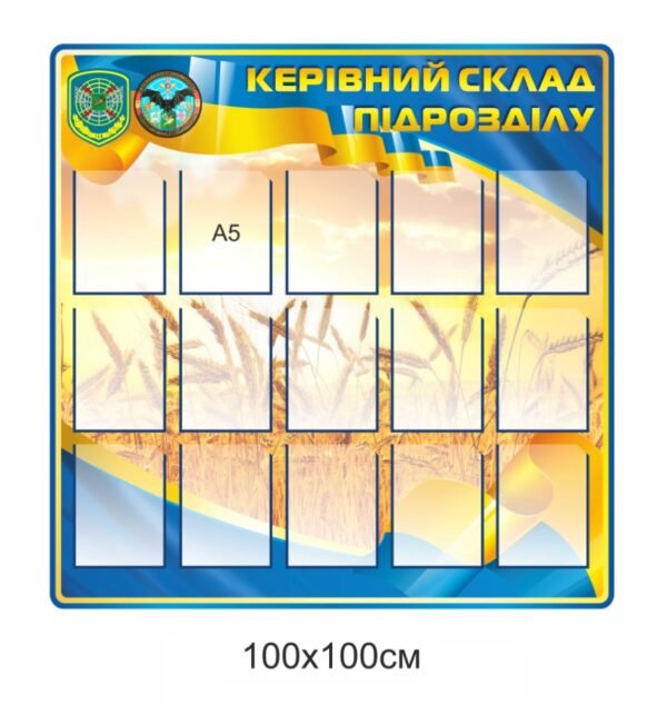 Стенд “Керівний склад підрозділу”