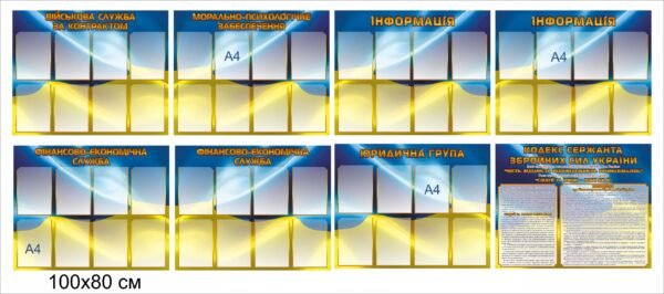 Комплект військових інформаційних стендів