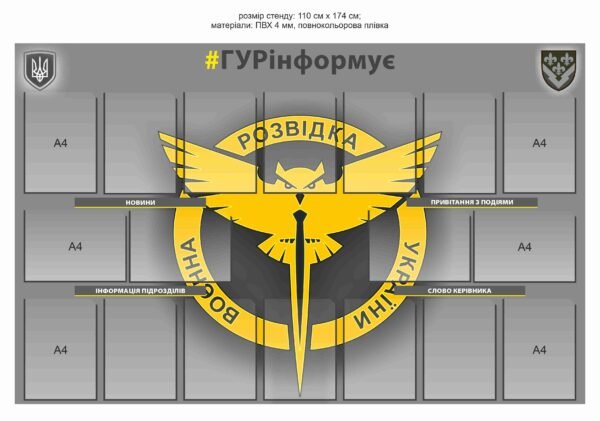 Стенд “ГУР інформує”