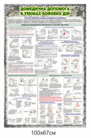 Стенд “Домедична допомога в умовах бойових дій”
