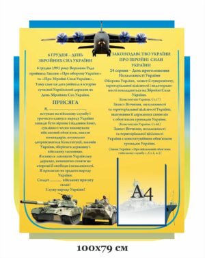 Патріотичний стенд “Військова присяга”