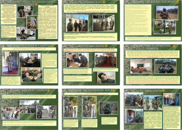 Військові стенди для вартових