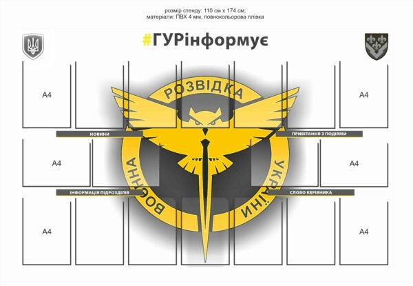 Інформаційний стенд для ГУР
