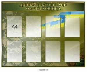 Військовий стенд “Дошка документації овочесховища”