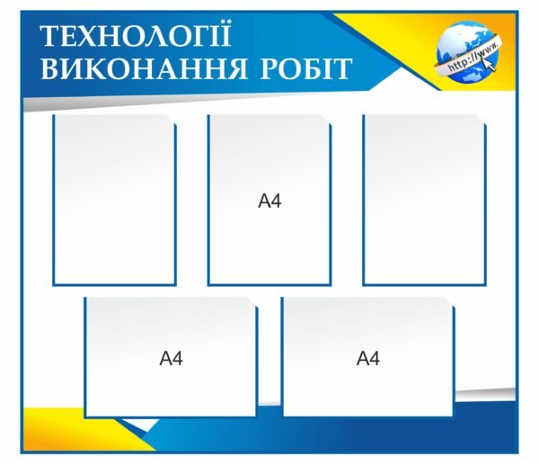 Стенд “Технологія виконання робіт”