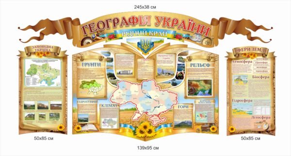 Стенд “Географія України, рідний край”