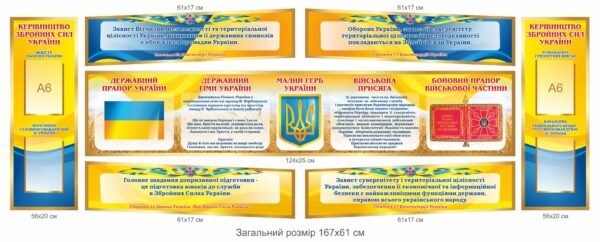 Патріотичний комплект стендів “Захист України”