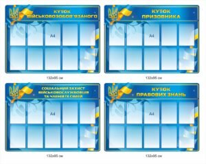 Комплект стендів для ТЦК та СП