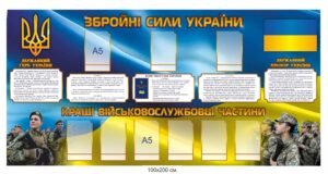 Презентаційний стенд “Збройні сили України”