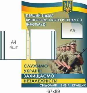 Інформаційний стенд для ТЦК та СП