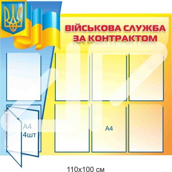 Військовий стенд “Служба за контрактом”
