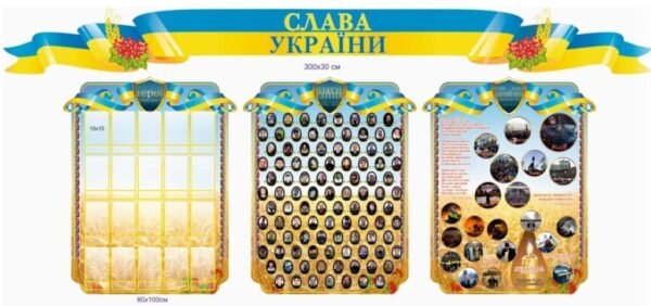 Коплект стендів “Патріотичний куточок”