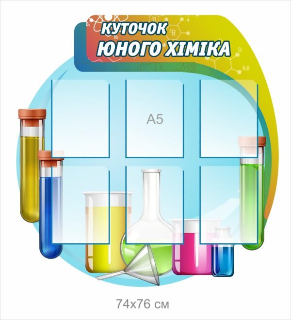 Стенд “Куточок юнного хіміка”