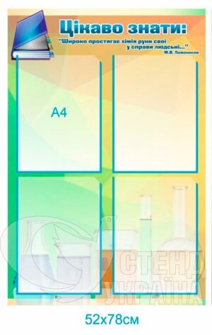 Стенд “Цікаво знати”