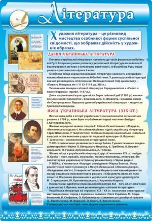Стенд “Література”