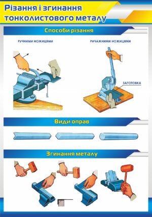 Стенд “Різання і згинання тонколистового металу”
