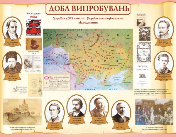 Стенд з історії “Доба випробовувань”