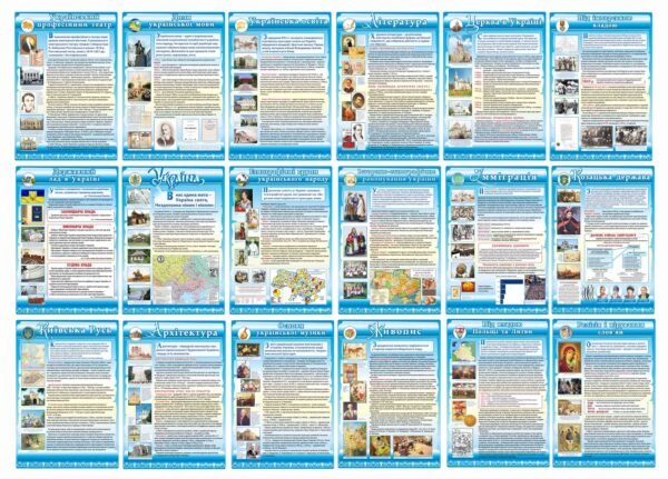 Комплект стендів з істрії України