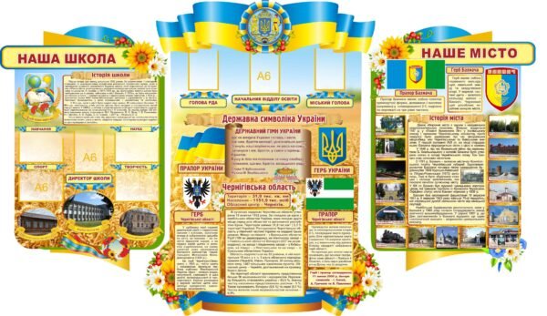 Стенд “Державні Харькивської області та району”