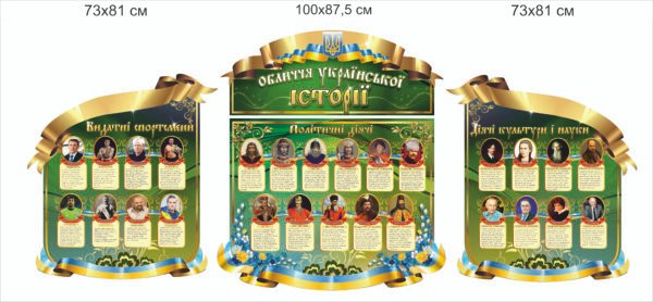 Комплект стендів “Обличчя української історії”