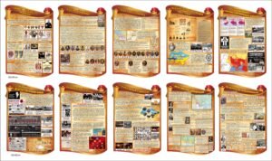 Комплект пластикових стендів “Історія Україний”