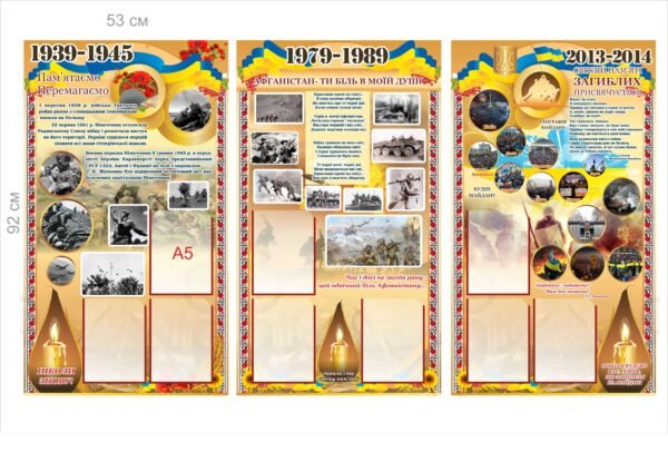 Комплект стендів з історії сучасної України