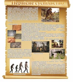 Стенд “Первісне суспільство”