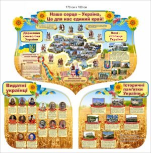 Стенди “Наше сердце – Україна, це для нас єдиний край”