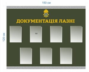 Стенд “Документація лазні”