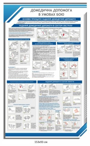 Стенд “Домедична допомога в умовах бою”