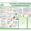 Стенд пластиковий “Куточок охорони праці та пожежної безпеки”
