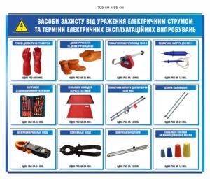 Стенд “ЗІЗ від ураження електричним струмом”