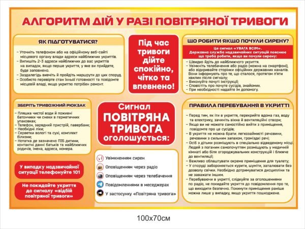 Стенди і таблички для укриття