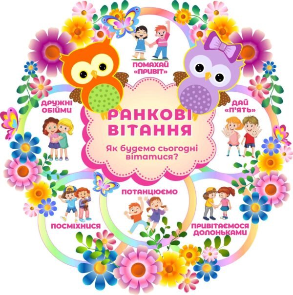 Фігурний стенд для НУШ “Ранкові вітання”