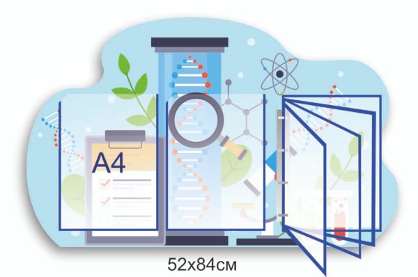 Стенд для інформації в кабінет хімії