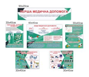 Стенди “Перша медична допомога”