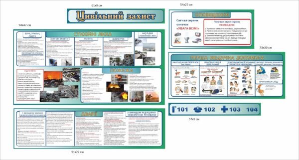 Набір стендів “Цивільний захист”