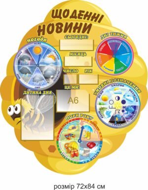 Інформаційні стенд для НУШ “Щоденні новини”