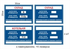 Табличка фасадна “Склад”