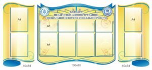 Комплект стендів «Інформаційний стенд кафедри»