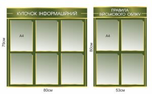 Інформаційні стенди з військового обліку