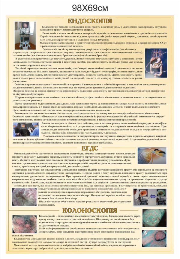 Медичний стенд для кабінету ендоскопії